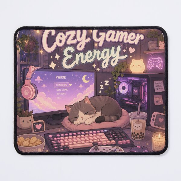 Item preview, Cozy Gamer Energy designed and sold by goodcrystals.