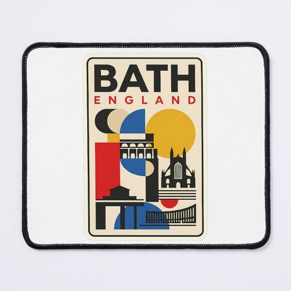 Item preview, Geometric Bath England Minimalist City Landmark designed and sold by k3rstman1.