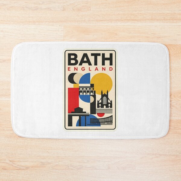 Item preview, Geometric Bath England Minimalist City Landmark designed and sold by k3rstman1.