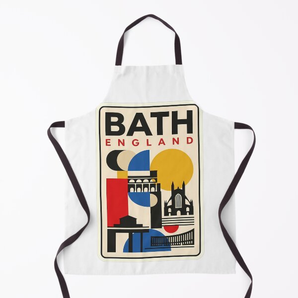 Item preview, Geometric Bath England Minimalist City Landmark designed and sold by k3rstman1.