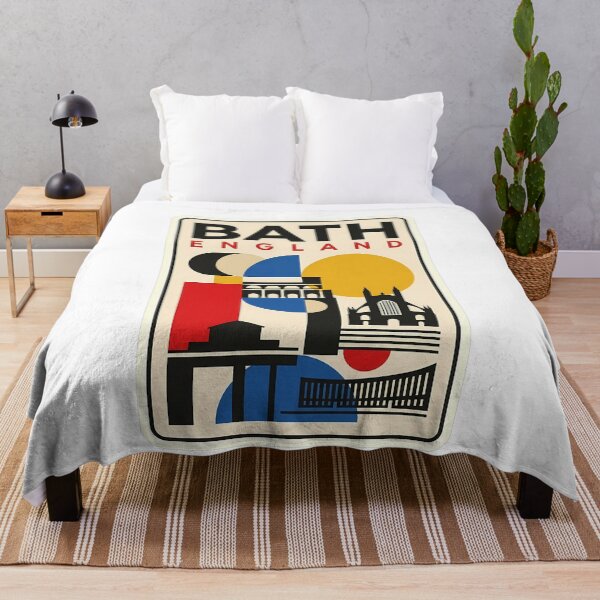 Item preview, Geometric Bath England Minimalist City Landmark designed and sold by k3rstman1.