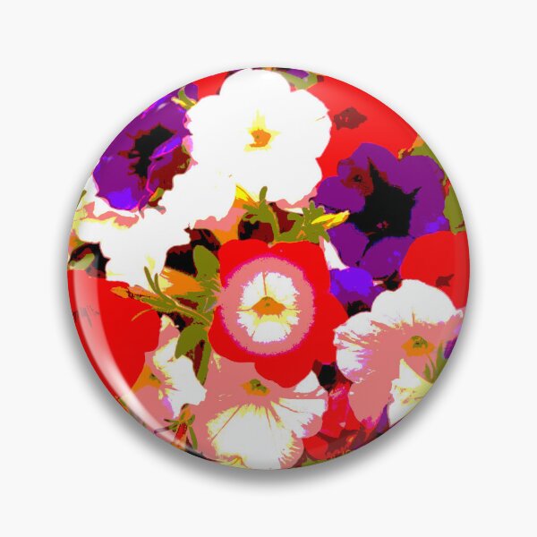 Item preview, Old Glory Mix Petunia Seamless Flower Pattern designed and sold by kristalcurt.