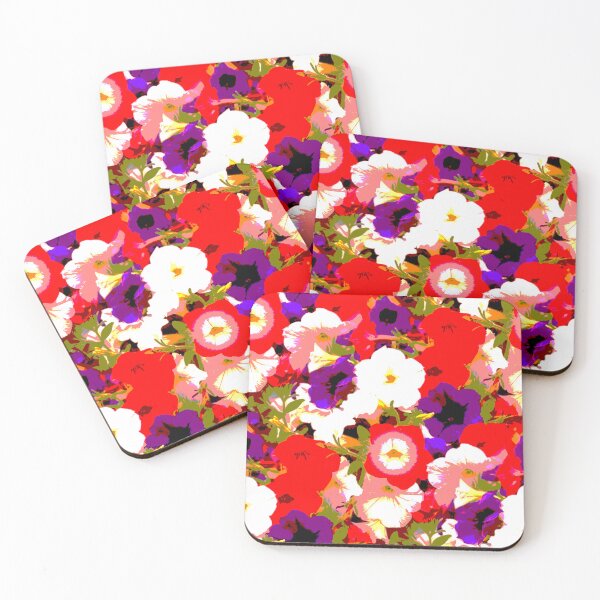 Item preview, Old Glory Mix Petunia Seamless Flower Pattern designed and sold by kristalcurt.