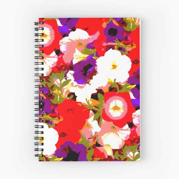 Item preview, Old Glory Mix Petunia Seamless Flower Pattern designed and sold by kristalcurt.