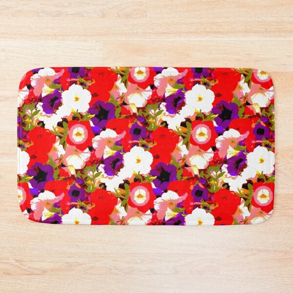 Item preview, Old Glory Mix Petunia Seamless Flower Pattern designed and sold by kristalcurt.