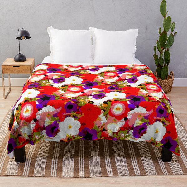 Item preview, Old Glory Mix Petunia Seamless Flower Pattern designed and sold by kristalcurt.