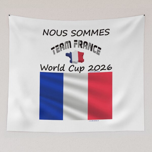 Item preview, France Fan T‑Shirt world Soccer Cup 2026 football outfit designed and sold by cabevo.