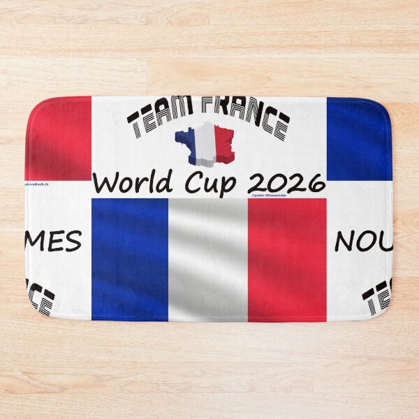 Item preview, France Fan T‑Shirt world Soccer Cup 2026 football outfit designed and sold by cabevo.