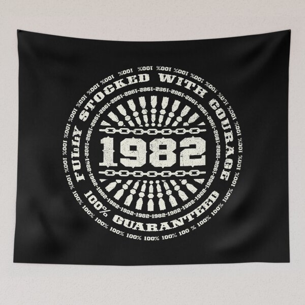 Item preview, Vintage 1982 Retro Distressed Birthday Gift T-Shirt designed and sold by Rob's Curated Studio.