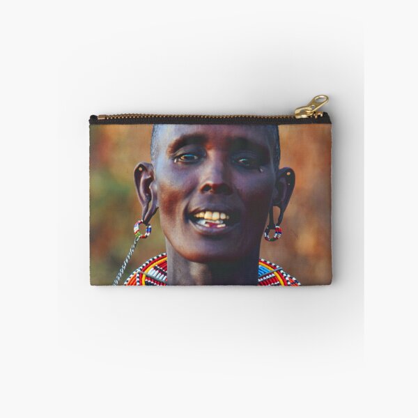 Item preview, African Samburu Female Villager With Handmade Beaded Necklace designed and sold by DEC02.
