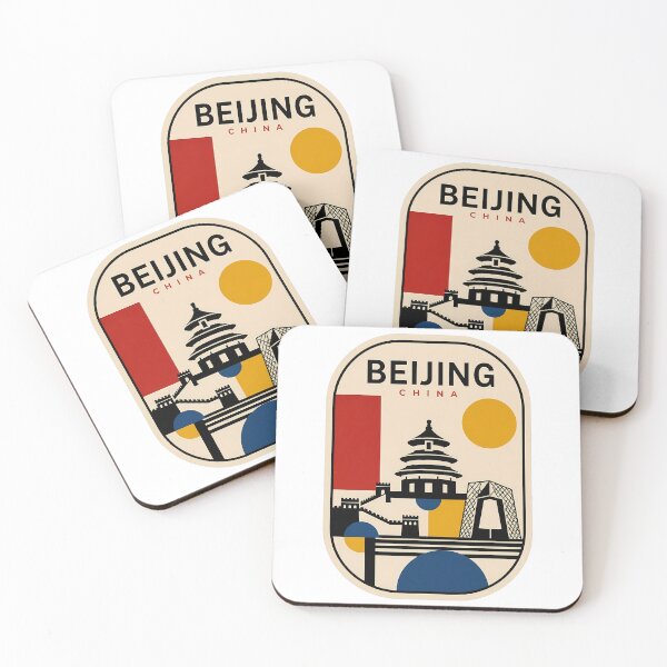 Item preview, Beijing China Retro Bauhaus Travel Landmarks designed and sold by k3rstman1.