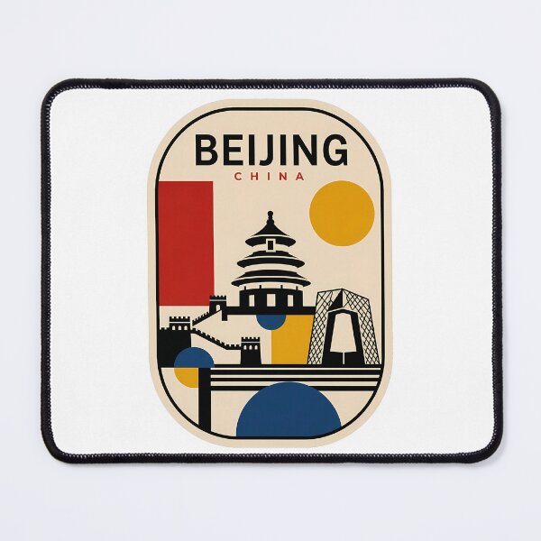 Item preview, Beijing China Retro Bauhaus Travel Landmarks designed and sold by k3rstman1.
