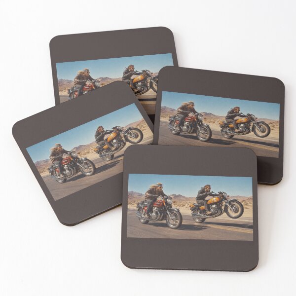 Item preview, Desert Riders – Motorcycle Freedom designed and sold by VERYOLDROAD BY AXTON BROWNING .