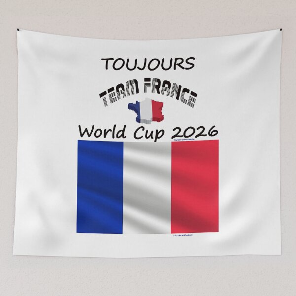 Item preview, France Fan T‑Shirt world Soccer Cup 2026 football outfit designed and sold by cabevo.
