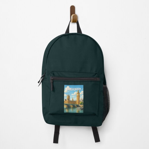 Item preview, United Kingdom Illustration Travel Art Vintage designed and sold by KrisSidDesigns.