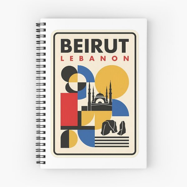 Item preview, Retro Beirut Lebanon Mosque and Raouche Rocks designed and sold by k3rstman1.