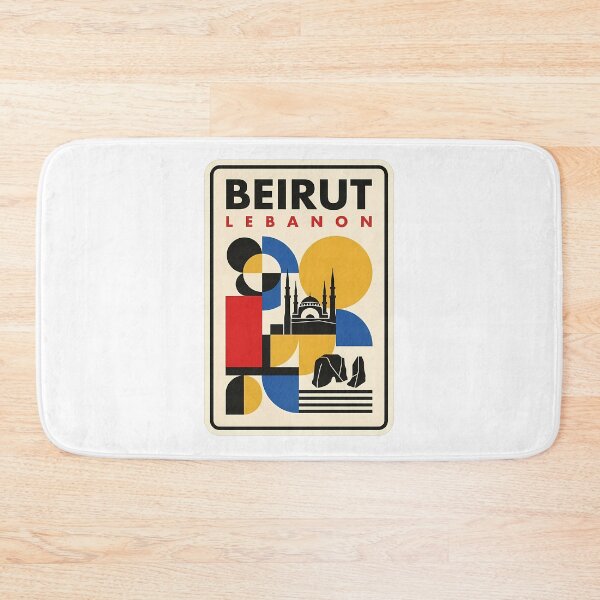 Item preview, Retro Beirut Lebanon Mosque and Raouche Rocks designed and sold by k3rstman1.