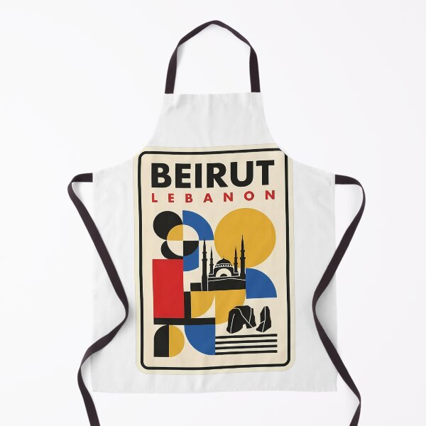 Item preview, Retro Beirut Lebanon Mosque and Raouche Rocks designed and sold by k3rstman1.