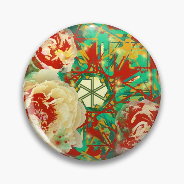Item preview, Green Splatter Paint Floral Pattern  designed and sold by RAHKELROYSUM.