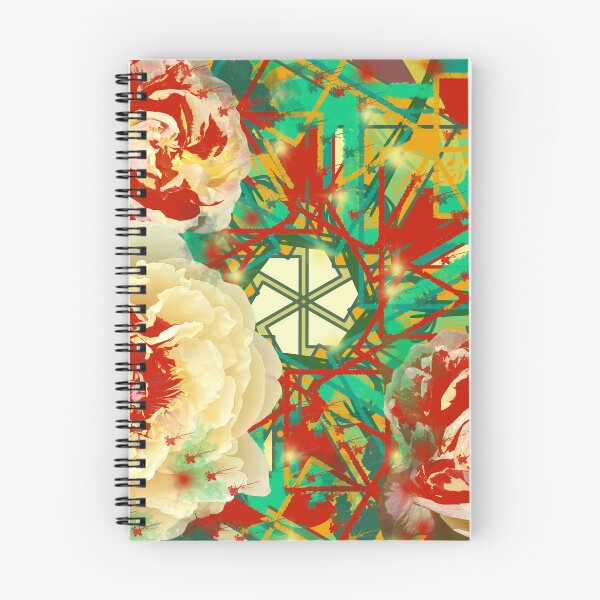 Item preview, Green Splatter Paint Floral Pattern  designed and sold by RAHKELROYSUM.