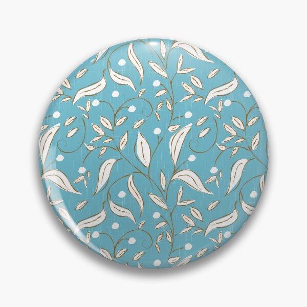 Item preview, Scandi Trailing Floral Botanical Vine Sky Blue designed and sold by susycosta.