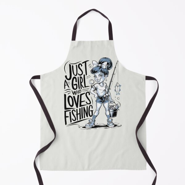Item preview, Just a Girl Who Loves Fishing, The Ultimate Guide to Freshwater Fishing Gifts for Girls designed and sold by MalwasBasket.
