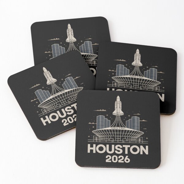 Item preview, Houston 2026 Space Shuttle Football T-Shirt V14 designed and sold by DarylWelsh2024.