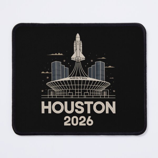 Item preview, Houston 2026 Space Shuttle Football T-Shirt V14 designed and sold by DarylWelsh2024.