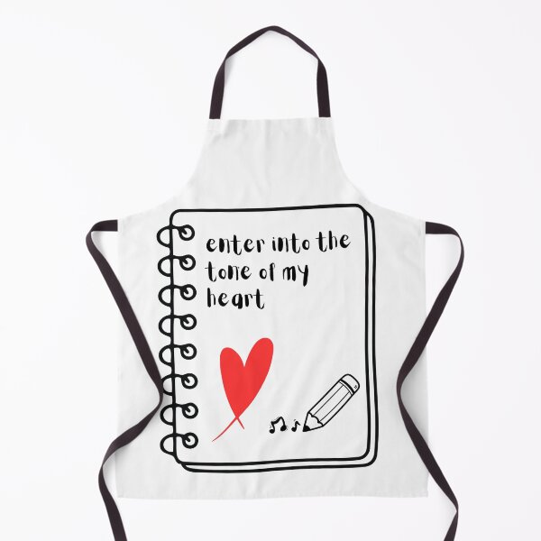 Item preview, Enter Into The Tone Of My Heart Notebook Design designed and sold by VintryOff.