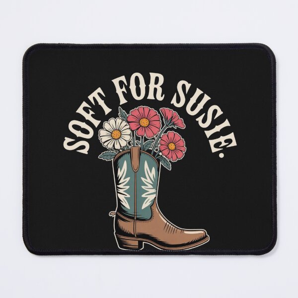 Item preview, Soft Petaled Plants Riding Boot Graphic Art designed and sold by Tsugraf Designs.