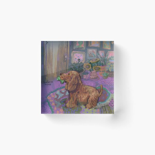 Item preview, A Cocker Spaniel dog, not understanding the abstract concept of absence designed and sold by guilhernunes.