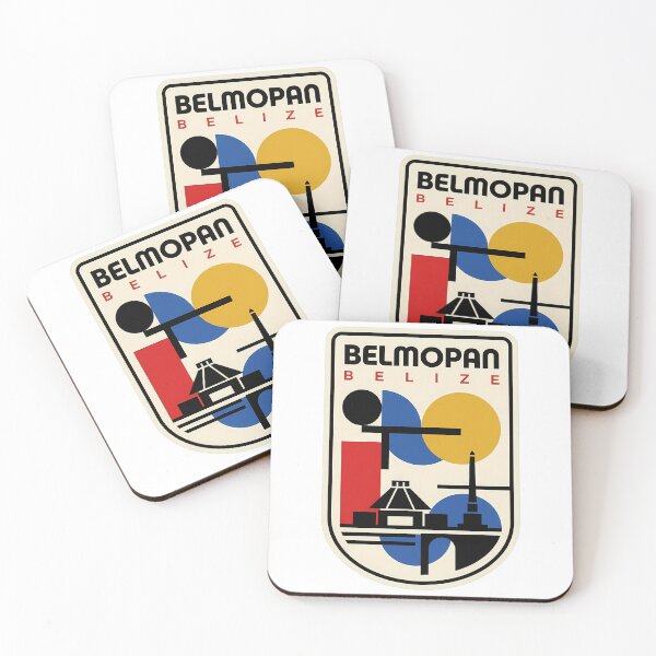 Item preview, Belmopan Belize Retro Geometric Travel Landmarks designed and sold by k3rstman1.