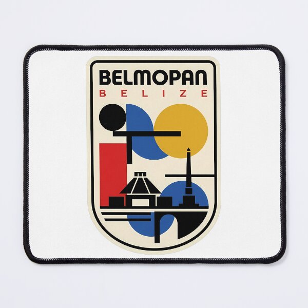 Item preview, Belmopan Belize Retro Geometric Travel Landmarks designed and sold by k3rstman1.