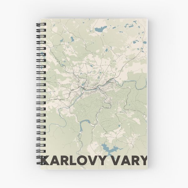 Item preview, Karlovy Vary Map designed and sold by MapsNerd.