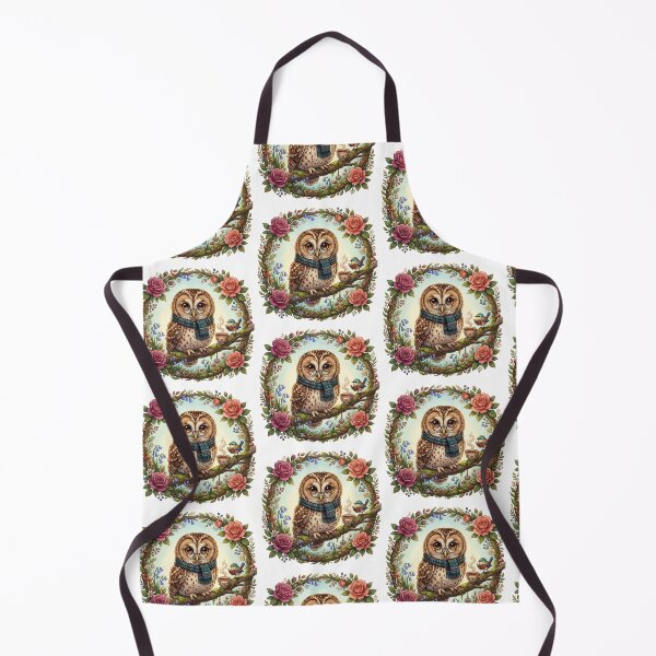 Item preview, The Scholarly Owl's Morning Tea. designed and sold by JoyNest = "The nest of joy".