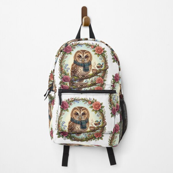 Item preview, The Scholarly Owl's Morning Tea. designed and sold by JoyNest = "The nest of joy".