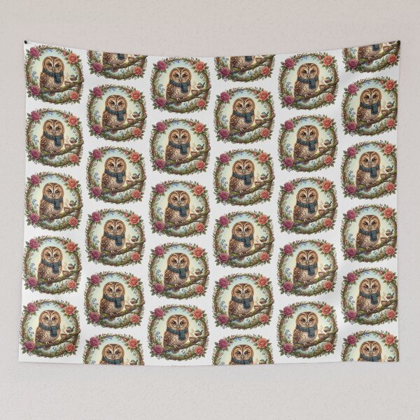 Item preview, The Scholarly Owl's Morning Tea. designed and sold by JoyNest = "The nest of joy".