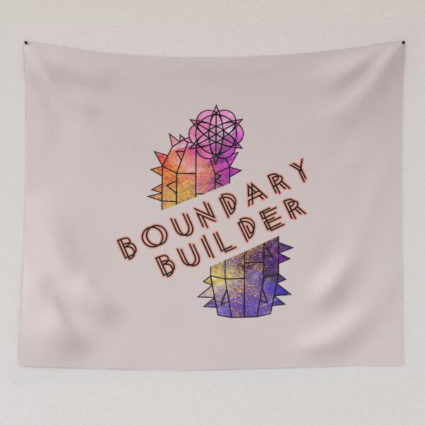 Item preview, Boundary Builder Geometric Cactus Self Care Design designed and sold by GraphicComet.