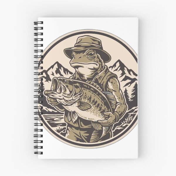 Item preview, Insignia de pesca vintage del Frog Bass Club, campeón de capturas de peces. designed and sold by fallmoree.