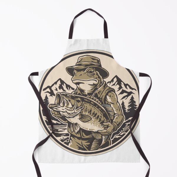 Item preview, Frog Bass Club Champion Catch Vintage Fishing Badge designed and sold by fallmoree.