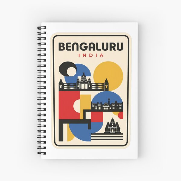 Item preview, Vintage Bengaluru India Abstract Cityscape designed and sold by k3rstman1.