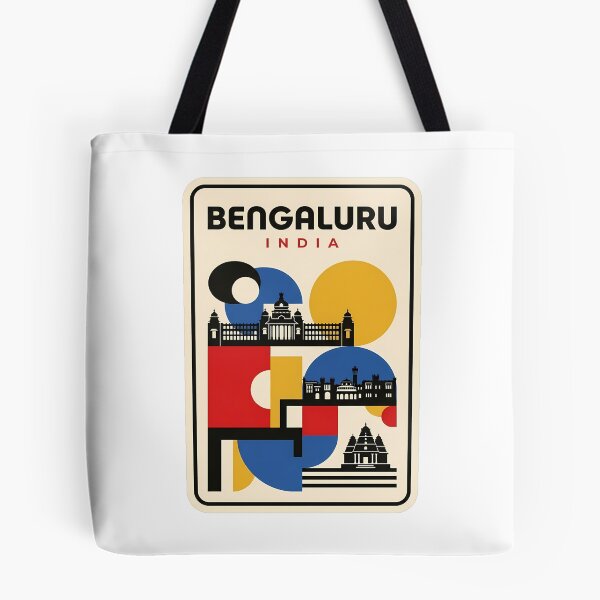 Item preview, Vintage Bengaluru India Abstract Cityscape designed and sold by k3rstman1.