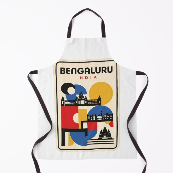Item preview, Vintage Bengaluru India Abstract Cityscape designed and sold by k3rstman1.