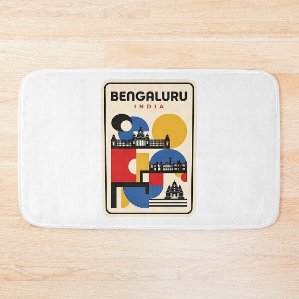 Item preview, Vintage Bengaluru India Abstract Cityscape designed and sold by k3rstman1.