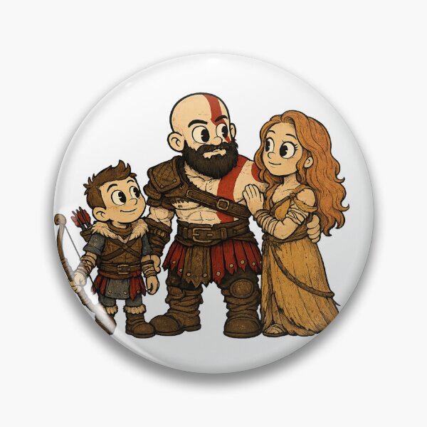Item preview, God of War Family Kratos, Laufey, Atreus designed and sold by Ghostly-Outlaws.