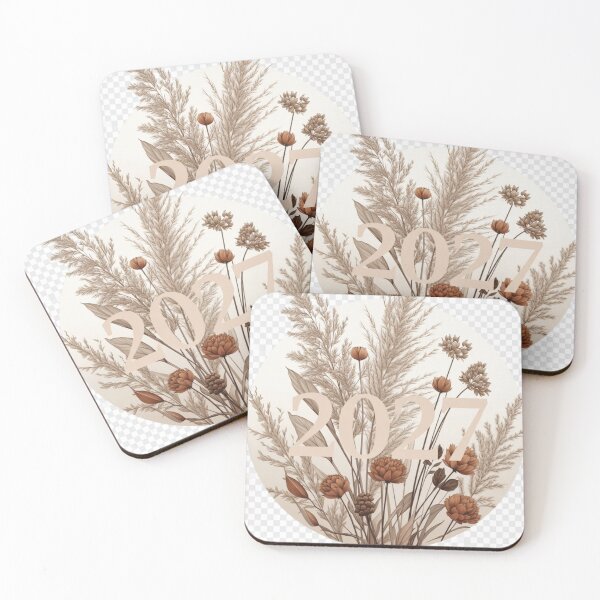 Item preview, 2027 Boho Wildflower Design | Neutral Botanical New Year Aesthetic designed and sold by GalleryPeak.