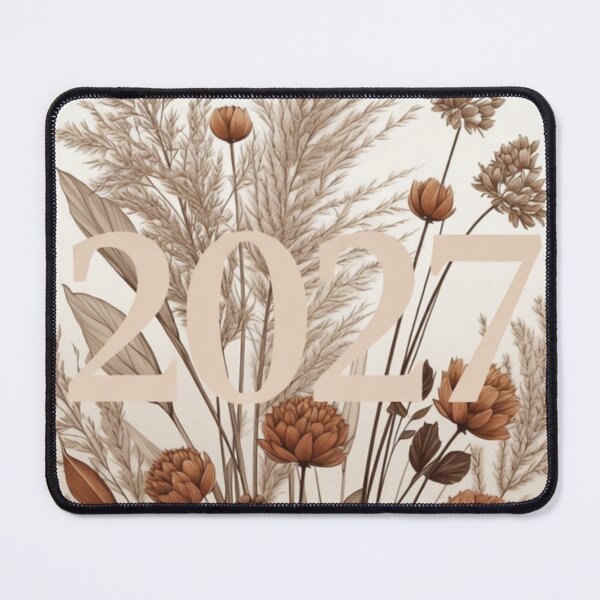 Item preview, 2027 Boho Wildflower Design | Neutral Botanical New Year Aesthetic designed and sold by GalleryPeak.
