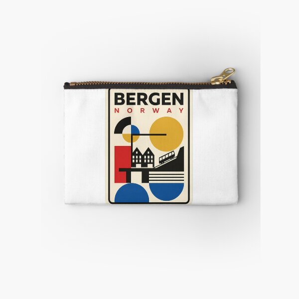 Item preview, Bergen Norway Retro Minimalist Geometric Travel designed and sold by k3rstman1.
