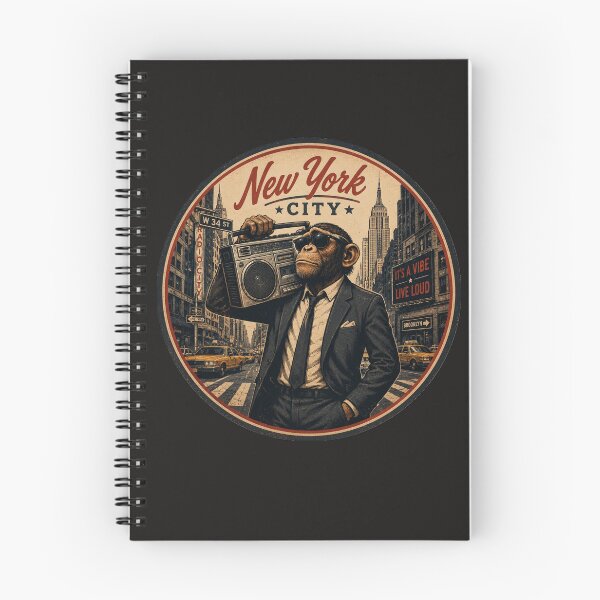 Item preview, New York City Monkey Vibes designed and sold by AstraDrip Studio.