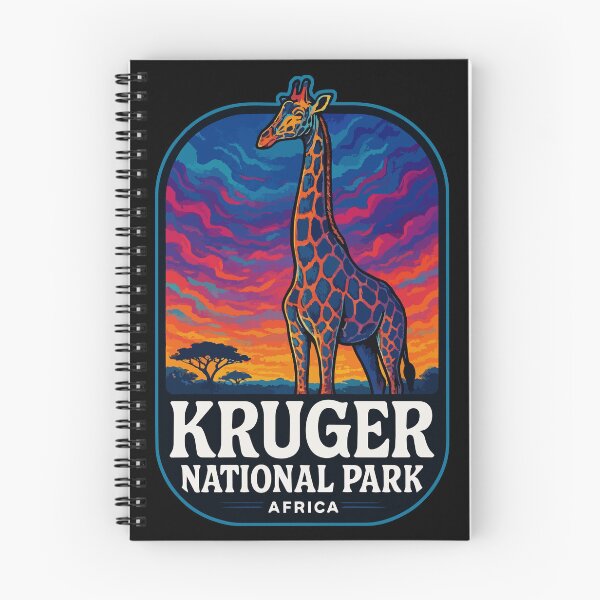 Item preview, Kruger National Park Giraffe Trippy Art Travel designed and sold by TomFrontierArt.